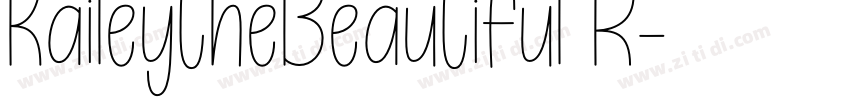 KaileytheBeautiful R字体转换